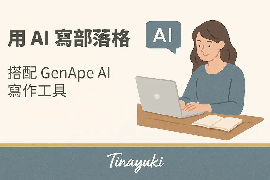用 AI 寫部落格(搭配 GenApe AI 寫作工具)